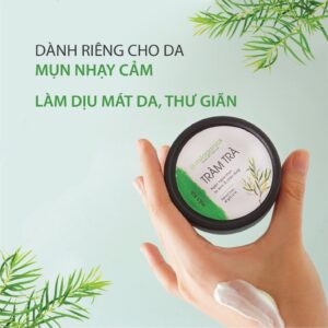 Mặt nạ tràm trà Milaganics dành riêng cho da mụn nhạy cảm 