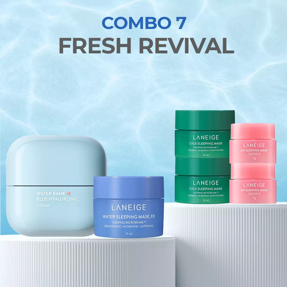 Combo Laneige Fresh ReviVal phục hồi chuyên sâu cho da