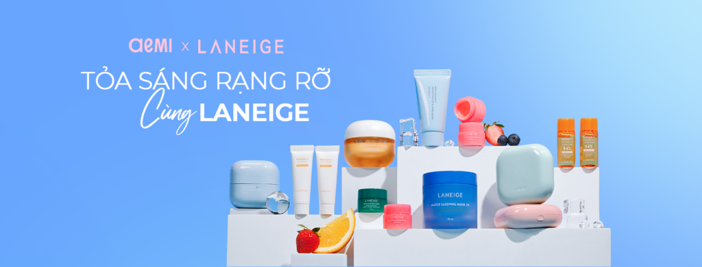 Aemi và Laneige đã chính thức hợp tác và đem đến những combo best seller 