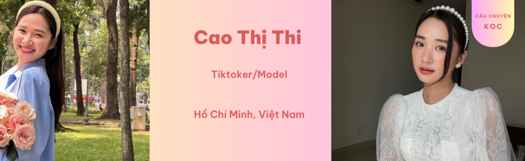 Tiktoker Cao Thị Thi