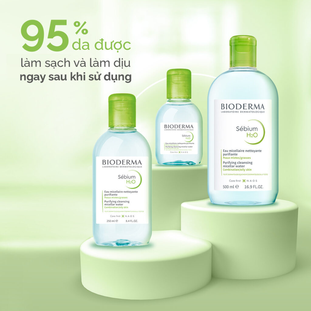 Nước tẩy trang Bioderma Sébium H2O Cho Da Dầu