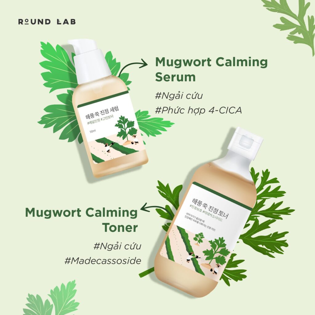 Mugwort chuyên dành cho da bị tổn thương.