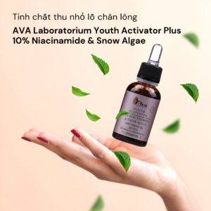 Sản phẩm chứa hàm lượng dồi dào Niacinamide giúp da được sáng mịn và giúp thu nhỏ kích thước lỗ chân lông