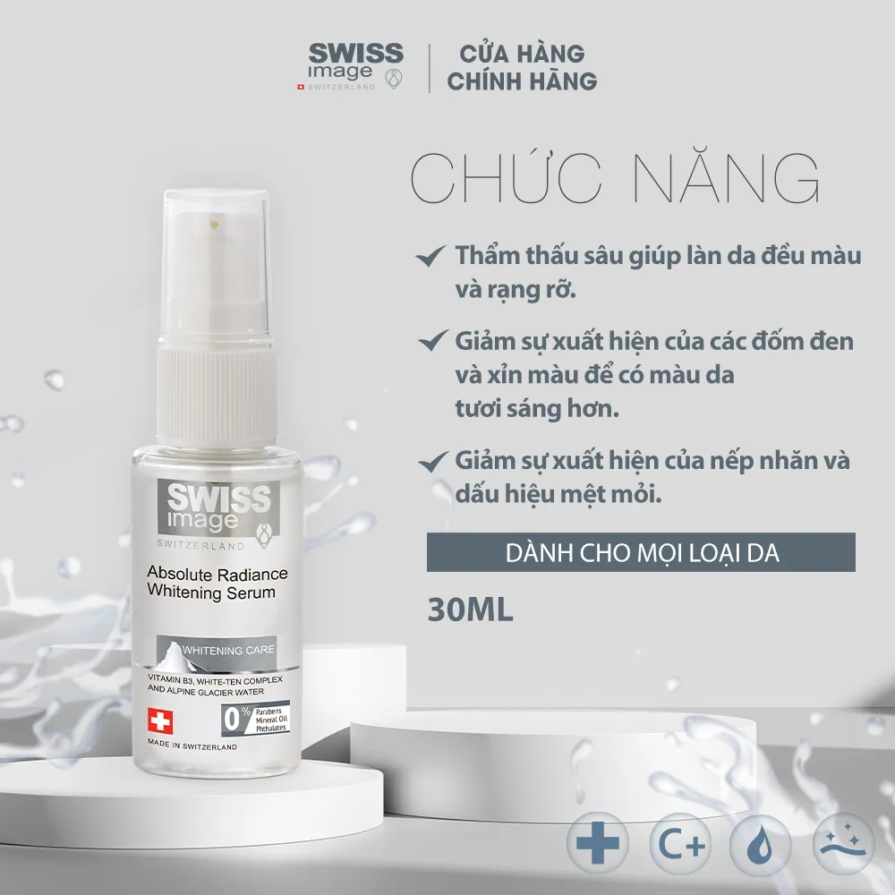 Tinh Chất Dưỡng Trắng Da Absolute Radiance Whitening Serum 30ml