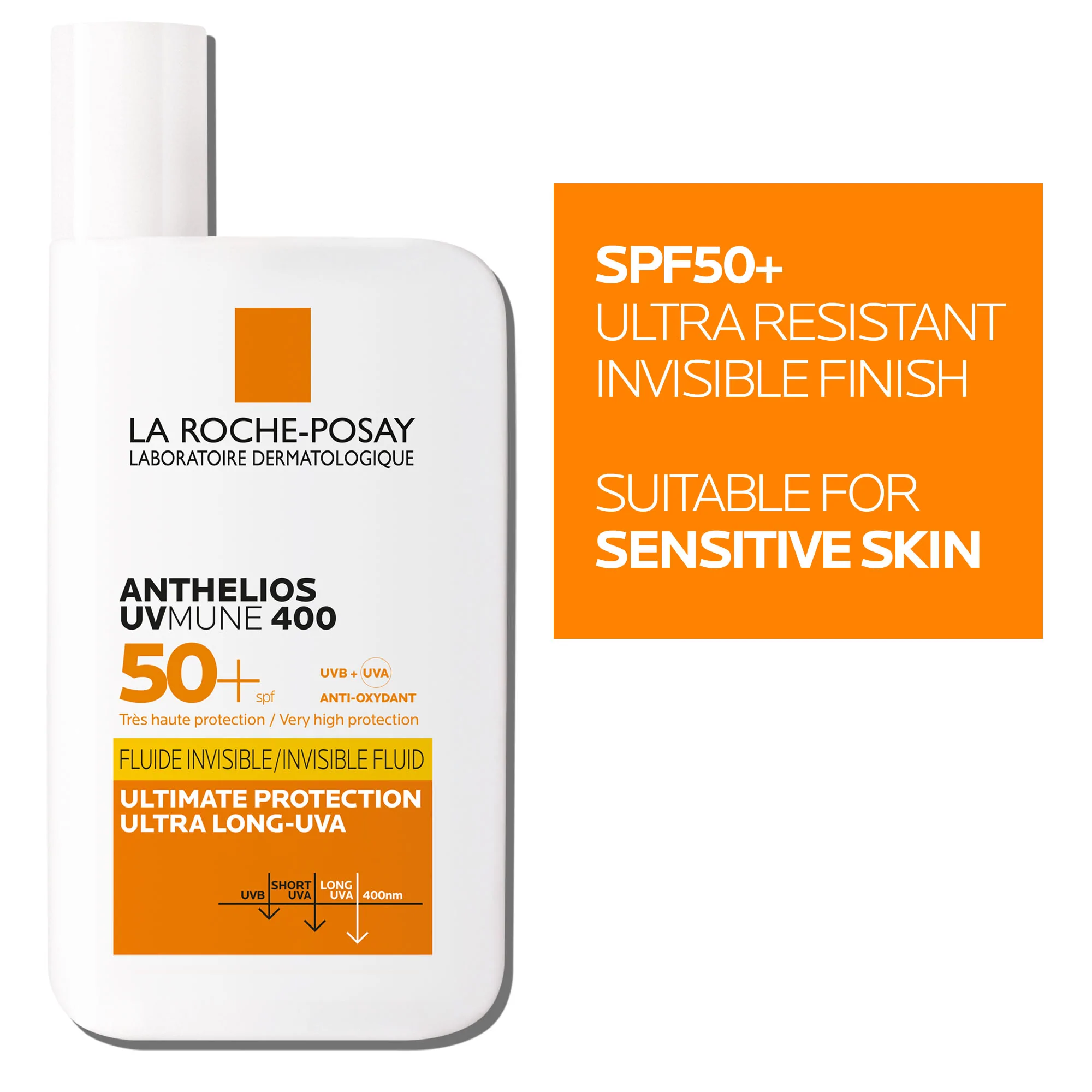 Kem Chống Nắng Dạng Sữa Anthelios Invisible Fluid SPF 50 UVB & UVA 50ml (31-12-2024)