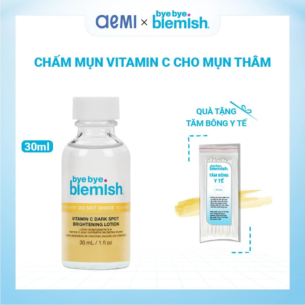 Chấm Mụn Vitamin C Vitamin C Dark Spot Brightening Lotion 30ml