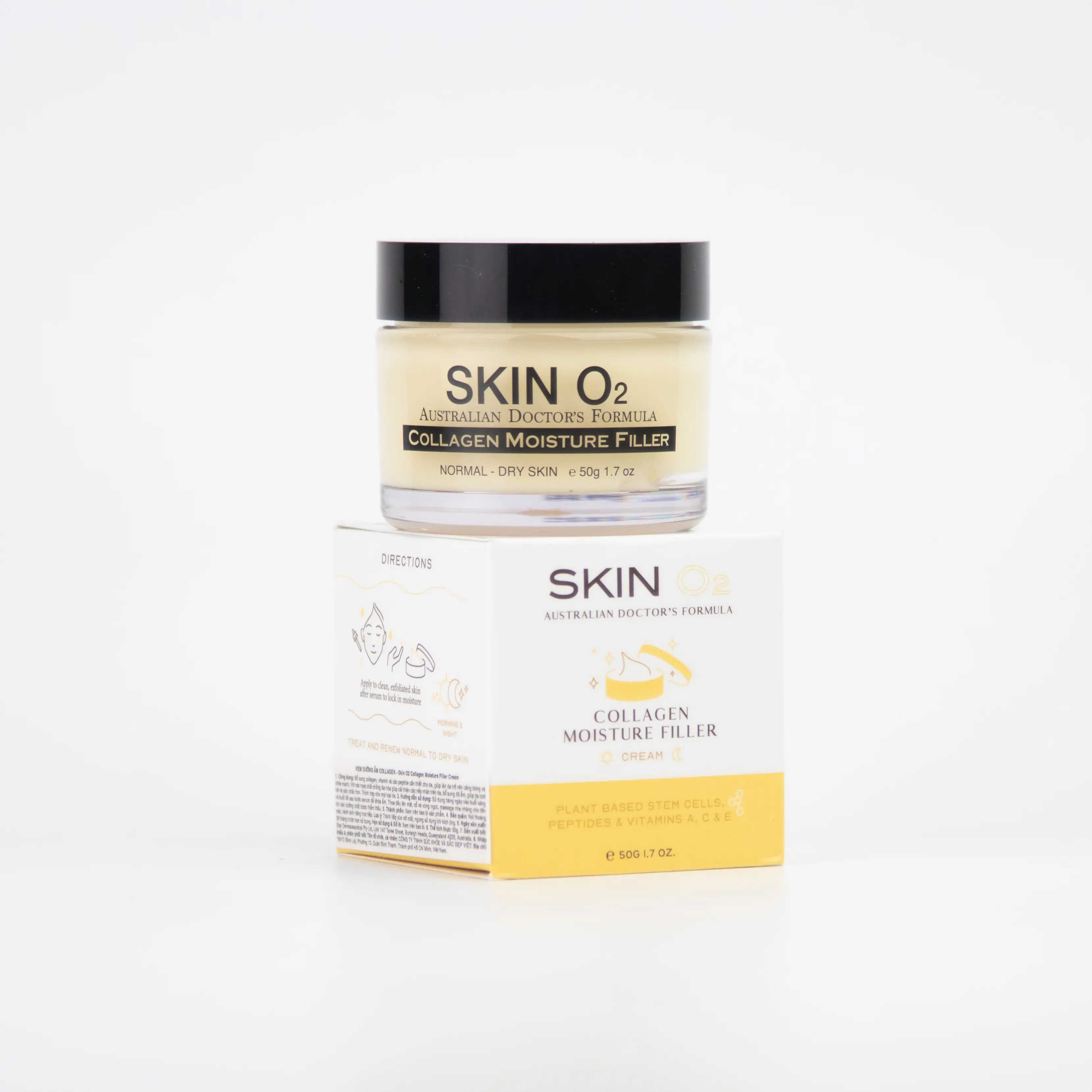 Kem Dưỡng Ẩm Collagen Skin O2 50g