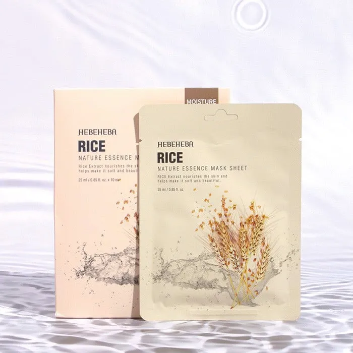 Mặt Nạ Gạo Natural Essence Mask Sheet (10 miếng)