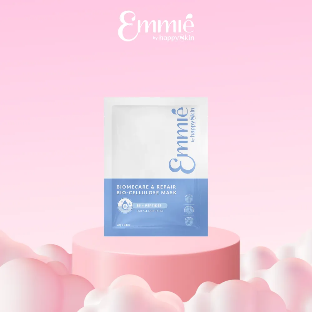 Mặt Nạ Dưỡng Ẩm Làm Dịu B5 + Peptides Biomecare & Repair Bio-Cellulose Emmié Mask 23g