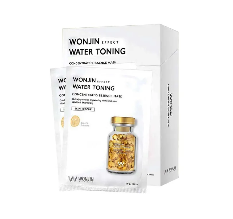 Mặt Nạ Wonjin Effect Water Toning Concentrated Essence Mask Dưỡng Sáng Da 30g Hộp 10 miếng