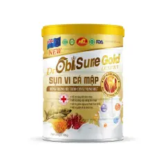 Sữa Bột New Dr Obiisurie Gold Luxury Sụn Vi Cá Mập Giúp Chắc Khoẻ Xương 900G