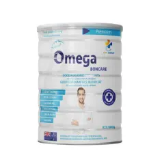 Sữa Bột Omega Boncare Giúp Chắc Khoẻ Xương Và Tim Mạch Cho Người Tiểu Đường Và Mỡ Máu 900G