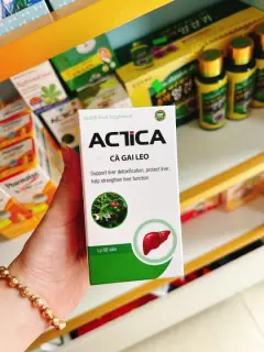 Giải Độc Gan Cà Gai Leo Actica Santex 60 Viên