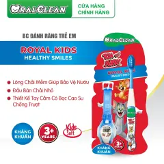 Bàn Chải Đánh Răng Trẻ Em Oralclean Tom&Jerry Royal Kids Soft (Tặng Kèm Đồng Hồ Đeo Tay)