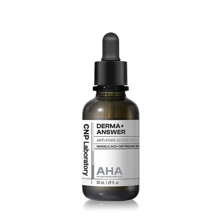 Serum Dưỡng AHA Cnp Laboratory Derma+ Answer Anti-Pore Active Peel Ampule 50ml