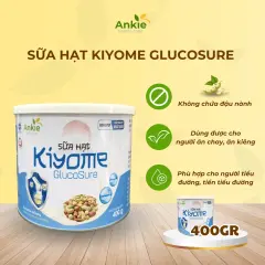 Sữa Hạt Kiyome - Bổ Sung Canxi, Dành Cho Người Tiểu Đường Ankie Hộp 400Gr