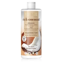 (Tặng Bông Tẩy Trang) Nước Tẩy Trang Rich Coconut 2 Tác Động 500ml