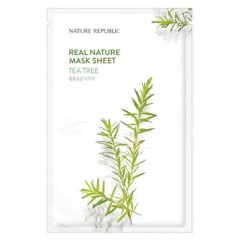 Mặt Nạ Giấy Real Nature Tea Tree Mask Sheet 23ml