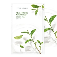 Mặt Nạ Giấy Real Nature Green Tea Mask Sheet 23ml