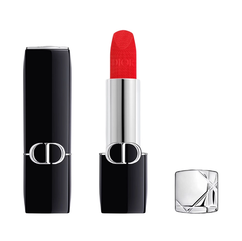 Son Thỏi Dior Velvet Finish Nắp Nam Châm 2024 Màu 888 Strong Red Cam Đỏ