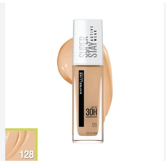 Kem Nền Maybelline Lâu Trôi Siêu Che Phủ Superstay 30ml Màu 128 Warm Nude