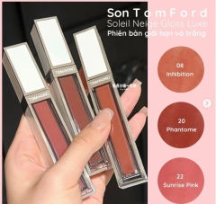 [Full box] Son TOM FORD Gloss Luxe - Solei Neige Collection Màu 22 Sunrise Pink
