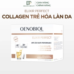 Collagen Uống Giúp Làm Đẹp Da, Chống Lão Hóa, Dưỡng Ẩm Làn Da Oenobiol Elixir Perfect - Hộp 30 Gói