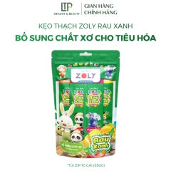 Kẹo Thạch Rau Câu Zoly Rau Xanh Bổ Sung Chất Xơ - Túi 10 Cái