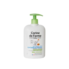 Gel Tắm Gội Cho Bé Corine De Farme Hair & Body Wash 500Ml