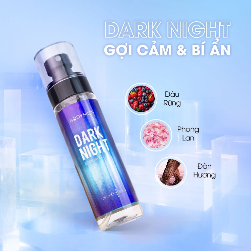 Xịt Thơm Toàn Thân Dark Night Body Mist 105ml