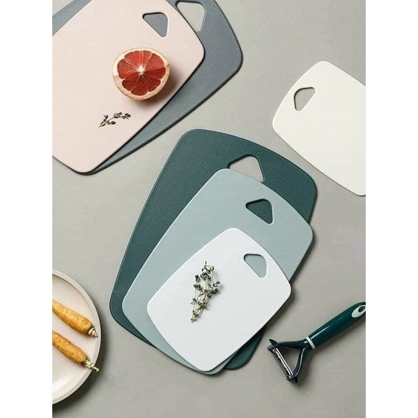 Set 3 Thớt Nhựa Kháng Khuẩn Nhiều Màu Hàng Cao Cấp ( Giao Màu Ngẫu Nhiên)