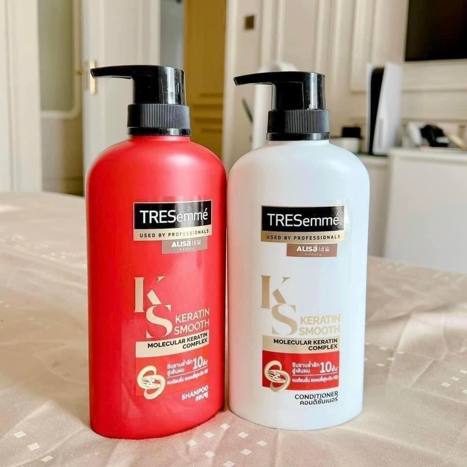 Bộ Gội Xả Tresemme Keratin 450ml (hàng Thái)