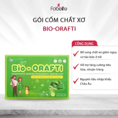 Cốm Xơ Hỗ Trợ Tiêu Hóa Bio Orafti Fobe Giúp Giảm Táo Bón Hộp 20 Gói X 3G