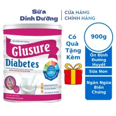 Sữa Tiểu Đường Glusure Diabetes, Tiểu Đường Thai Kỳ, Mỡ Máu, Đái Tháo Đường 900G