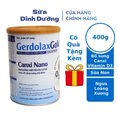 Sữa Canxi Gerdolax Gold Cho Người Lớn Và Người Già, Ngăn Ngừa Loãng Xương 400G