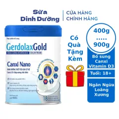 Sữa Canxi Gerdolax Gold Canxi Nano, Cho Người Già, Người Lớn, Sữa Xương Khớp 900G