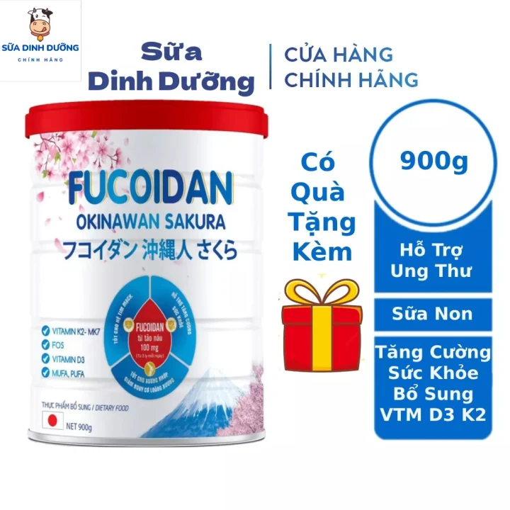 Sữa cho người ung thư Fucoidan Okinawan Sakura phục hồi sức khỏe 900g