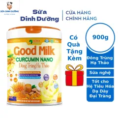 Sữa Đông Trùng Hạ Thảo, Sữa Nghệ Nano Curcumin Cho Người Gặp Vấn Đề Về Tiêu Hóa 900G