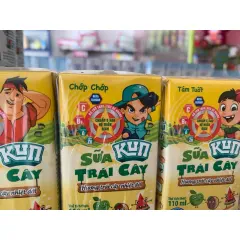 Thùng 48 Hộp Kun Trái Cây Nhiệt Đới 180Ml