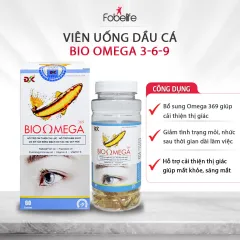 Viên Uống Dầu Cá Bio Omega Đk Cho Trẻ Từ 6 Tuổi Bổ Sung Dha, Epa Não Bộ Và Thị Lực