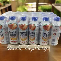 Thùng 24 Sữa Trái Cây Nutri Boost Trái Cam Chai 297Ml