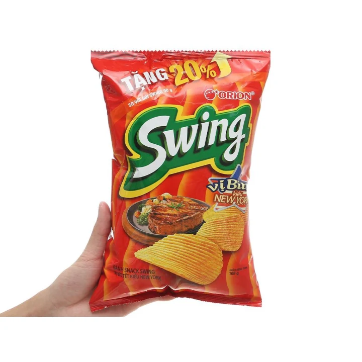 Snack bim bim Orion - Swing bò bít tết - 63g