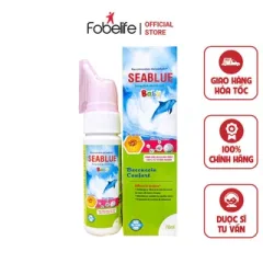 Dung Dịch Xịt Mũi Nano Bạc & Ong Keo Cho Bé Seablue Quablue - Chai 70Ml
