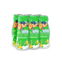 Kun Trái Cây Vị Táo - Xoài Lốc 6 Chai 85Ml