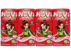 Nửa Thùng Sữa Có Thạch Nuvi Dâu 24 Hộp 170Ml