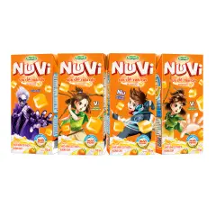 Thùng Sữa Có Thạch Nuvi Cam 48 Hộp 170Ml