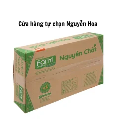 Sữa Đậu Nành Fami Vinasoy Nguyên Chất Giúp Chắc Khoẻ Xương Thùng 36 Hộp 200Ml