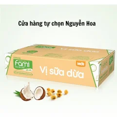 Sữa Đậu Nành Fami Vinasoy Sữa Dừa Giúp Chắc Khoẻ Xương Thùng 36 Hộp 200Ml