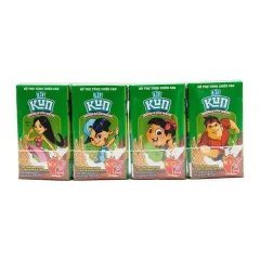 Lốc 4 Hộp Sữa Lif Kun Lúa Mạch 110Ml