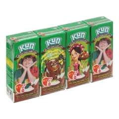 Lốc 4 Hộp Sữa Lif Kun Lúa Mạch 180Ml